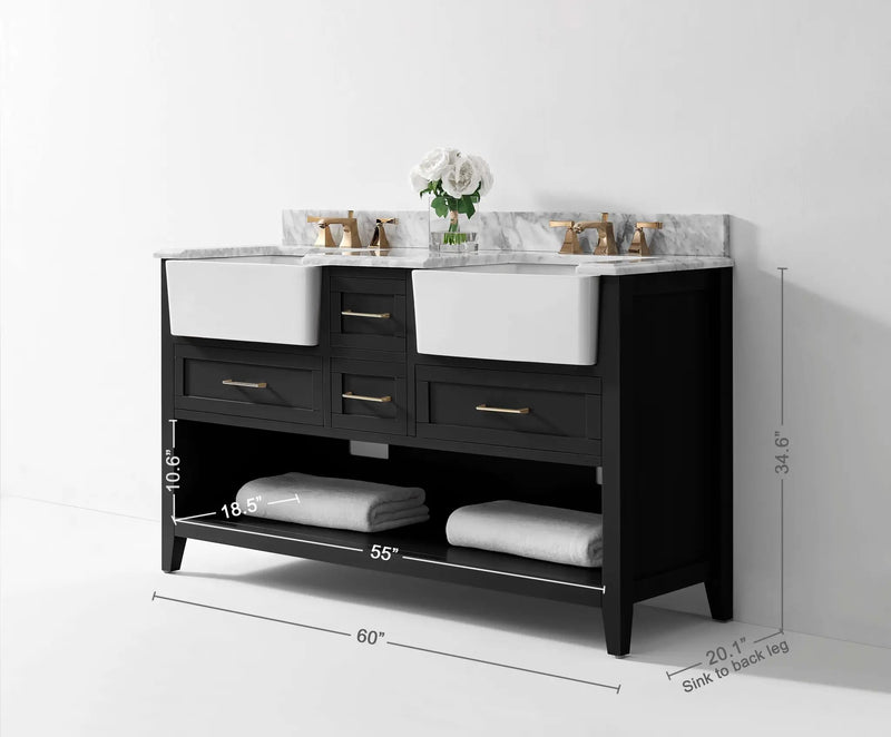 Hayley 60" Bath Vanity Set by Ancerre Designs