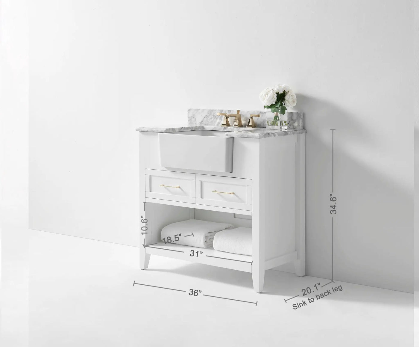 Hayley 36" Bath Vanity Set by Ancerre Designs