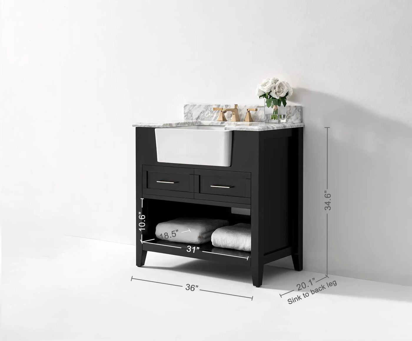 Hayley 36" Bath Vanity Set by Ancerre Designs