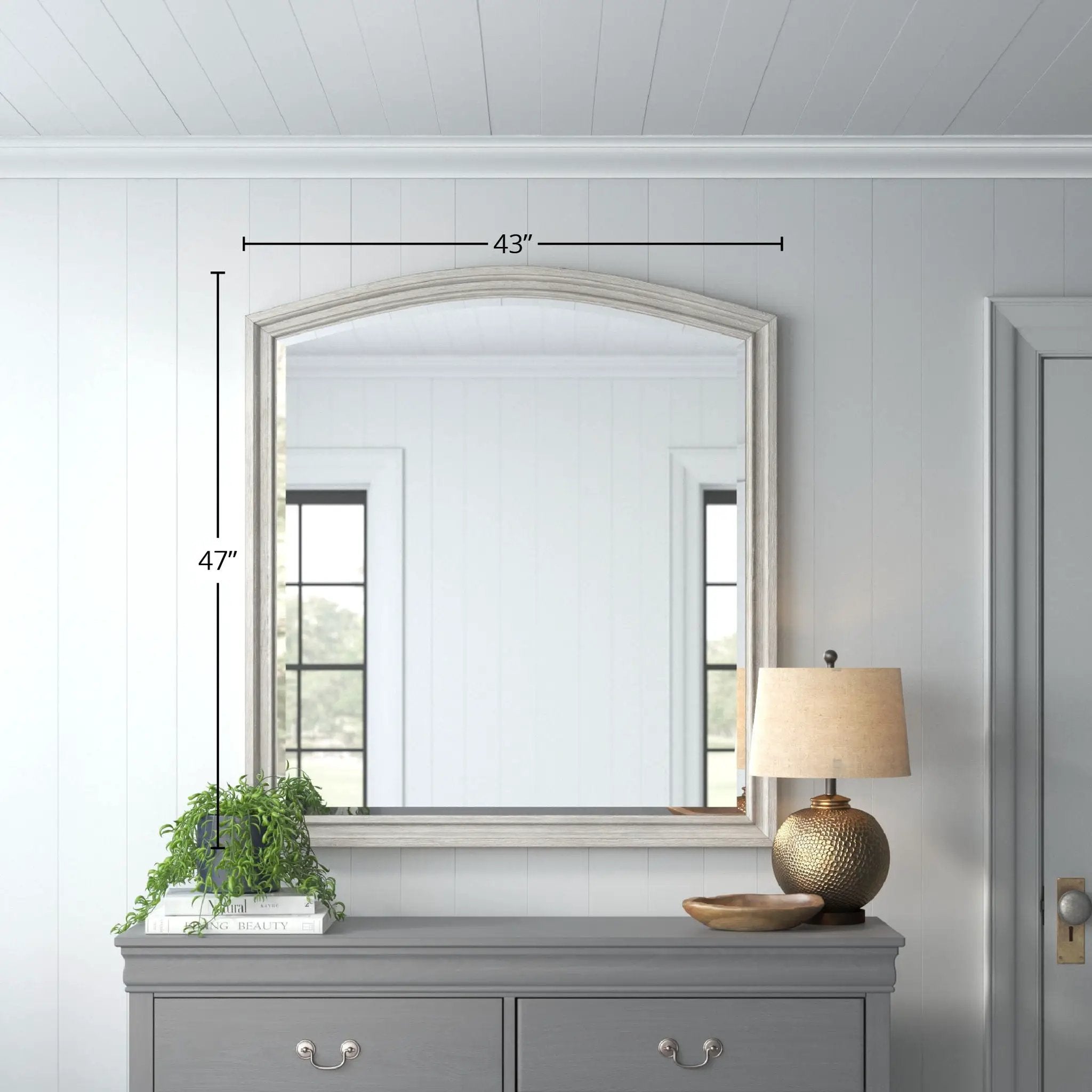Mirror - Antique Gray by HouseOfZazla