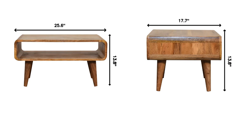 Solid Wood Media Unit, Open Slot, Oak-ish by HouseOfZazla
