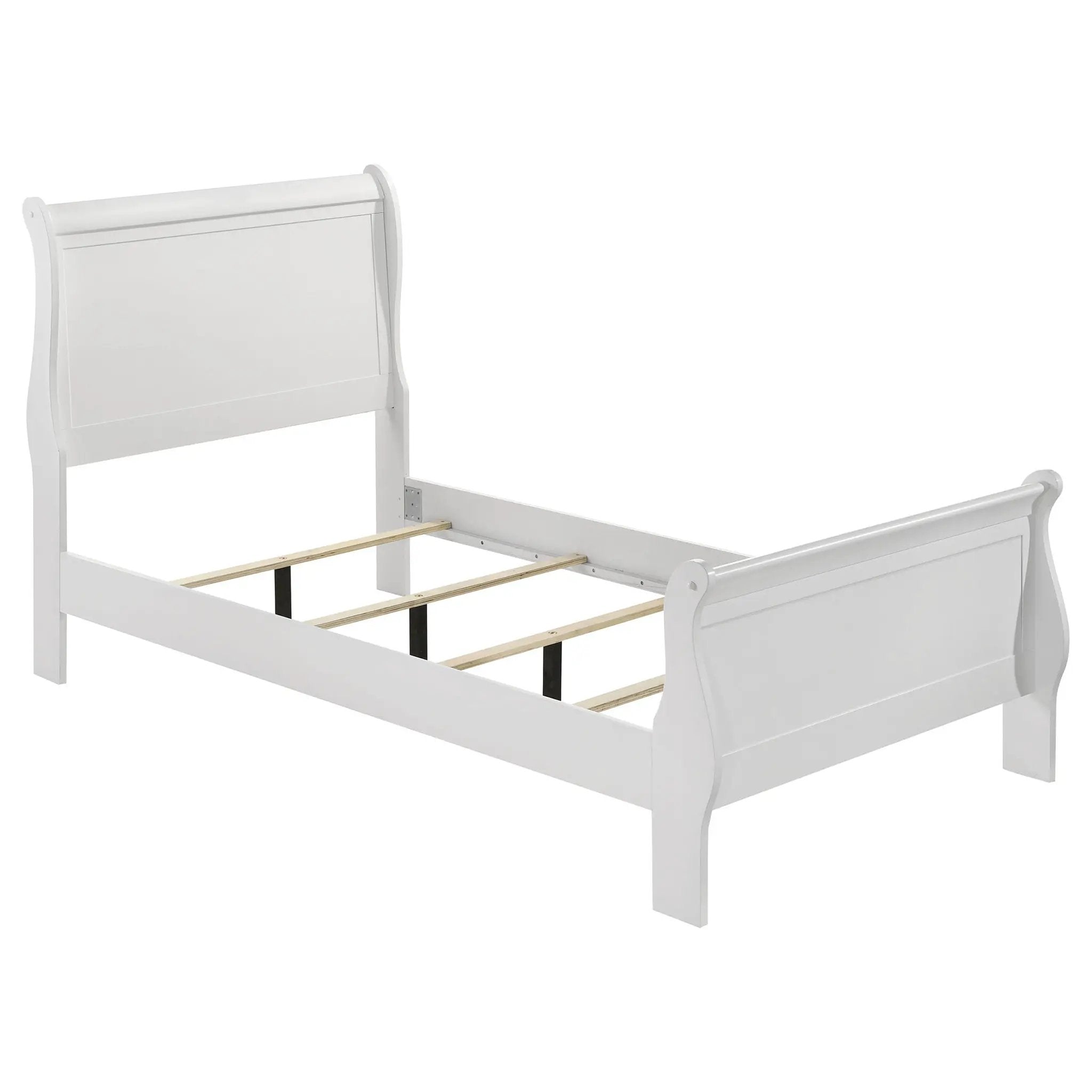 Louis Philippe 5-piece Twin Bedroom Set White by Unique Piece Furniture