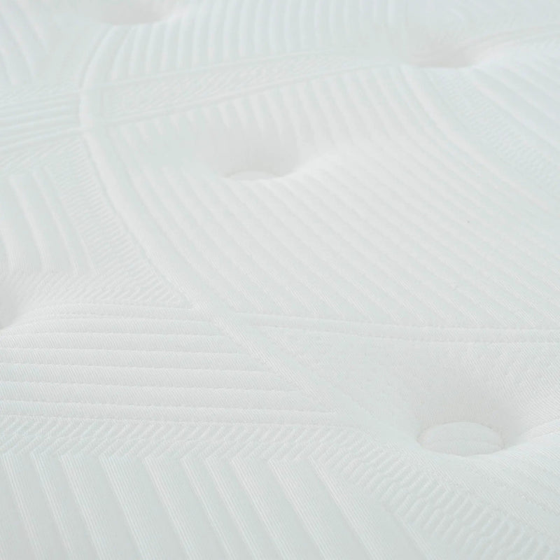 12'' Hybrid Mattress In A Box, Plush Gel Memory Foam Mattress Top With Pocket Coil Base - Gray / White - Queen by HouseOfZazla