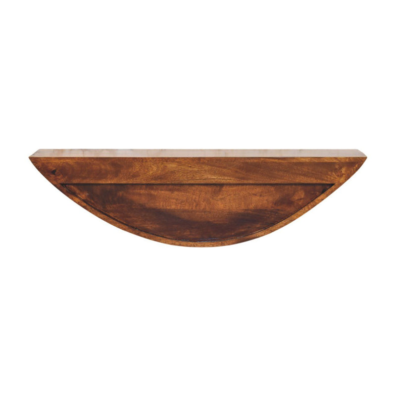 Crescent - Floating Wall Shelf - Brown by HouseOfZazla