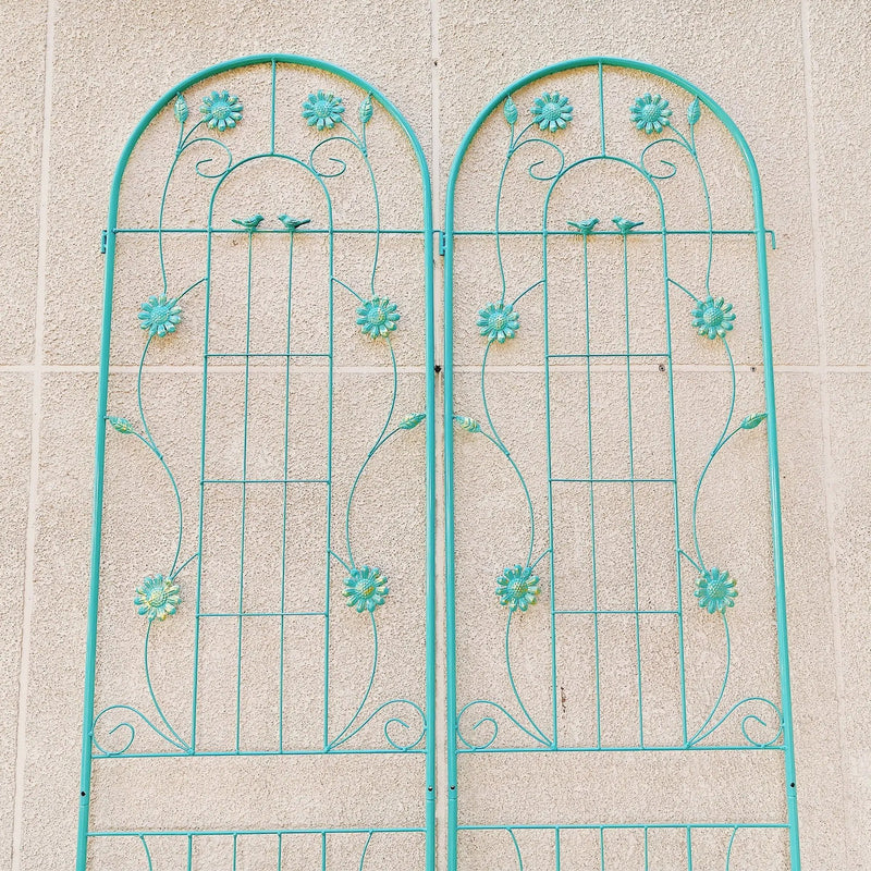 Metal Garden Trellis Rustproof Trellis For Climbing Plant Outdoor Flower Support by HouseOfZazla