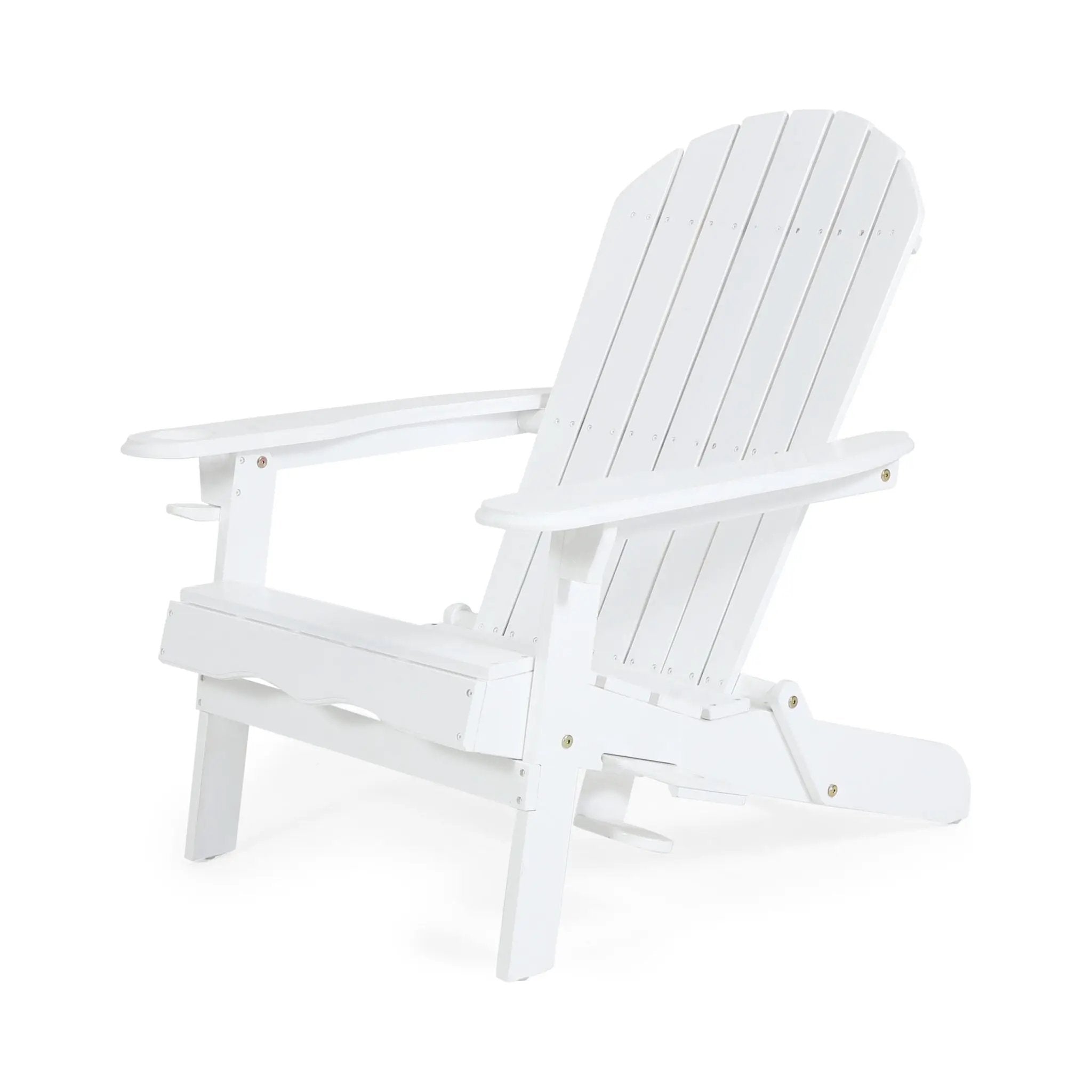 Zenithia Outdoor Foldable Adirondack Chair with 2 Cup Holders by HouseOfZazla