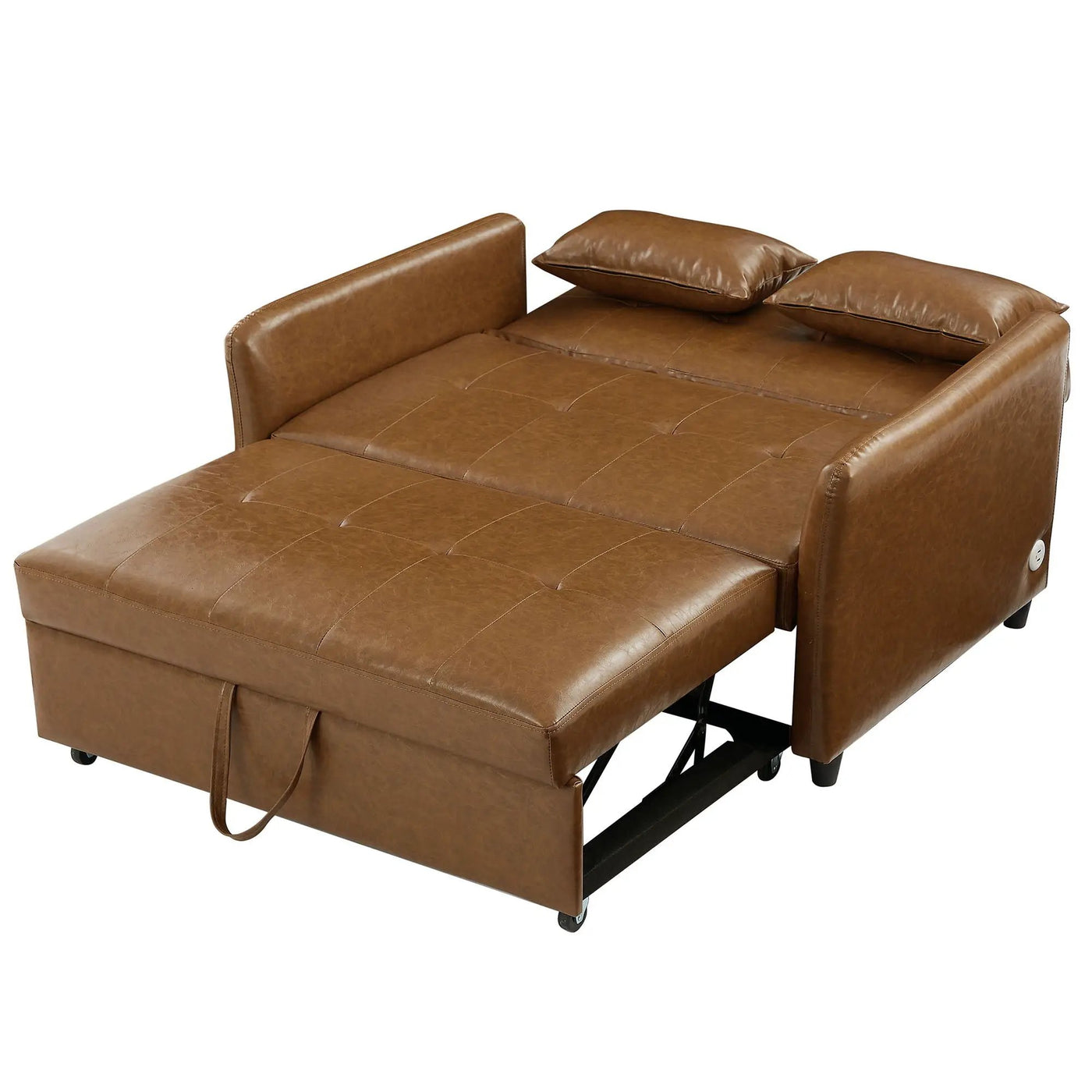 Convertible Sleeper Sofa Bed With 3 USB Ports by HouseOfZazla