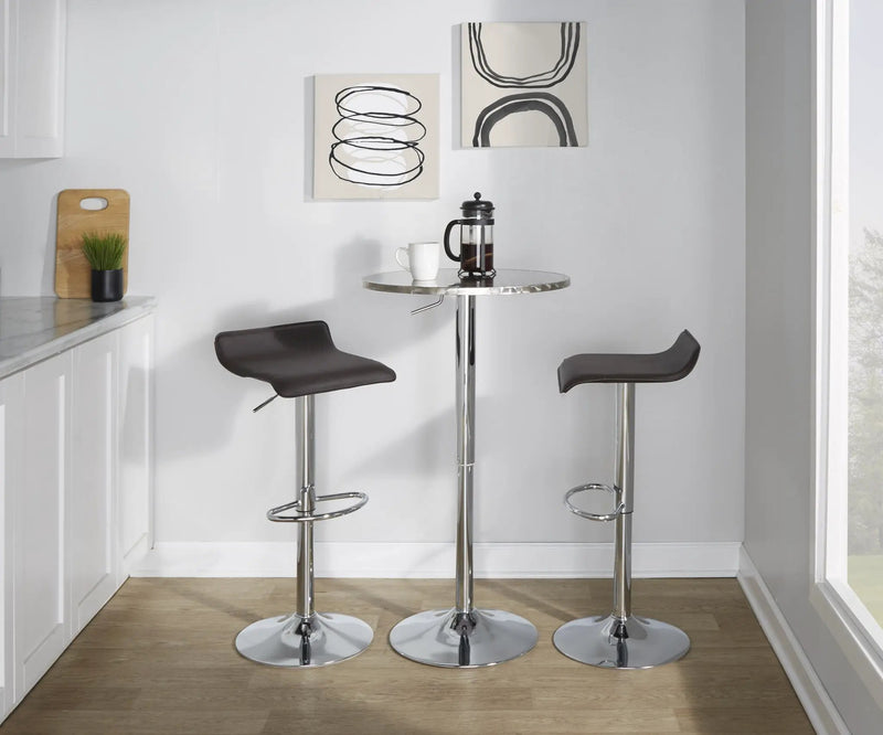 Ale - Contemporary Adjustable Barstool (Set of 2) by Unique Piece Furniture