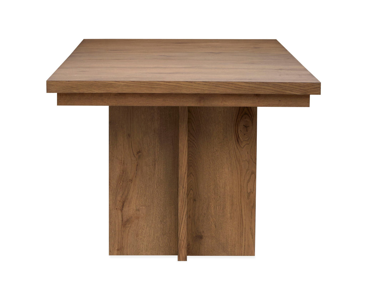 Marcel - Extendable Trestle Dining Table - Harvest Brown, photo 4 of 7