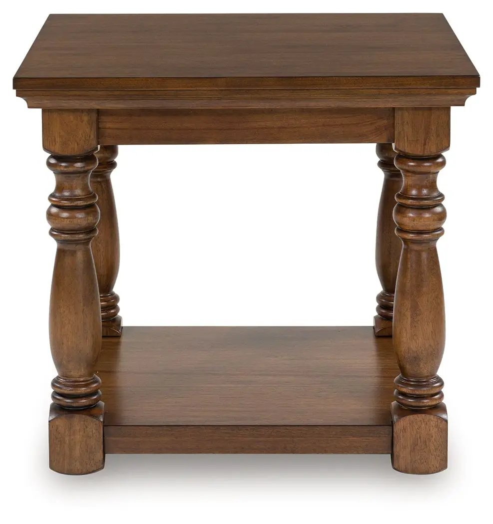 Sturlayne - Rectangular End Table - Brown by Unique Piece Furniture