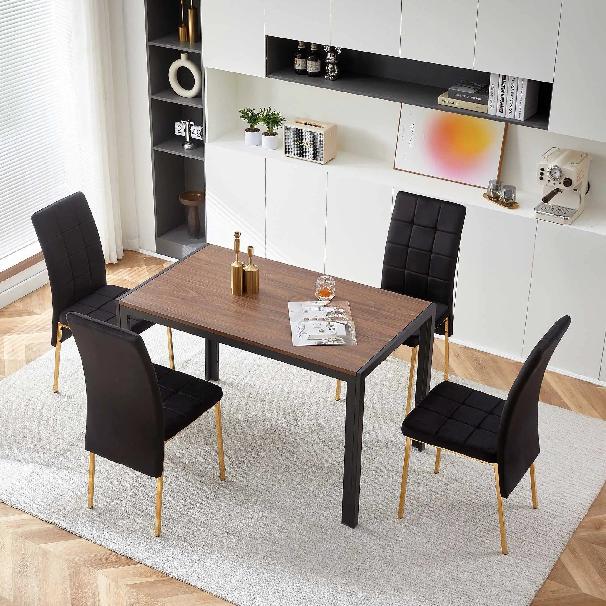 High Back Nordic Dining Chair Modern Chair With Color Legs by Unique Piece Furniture