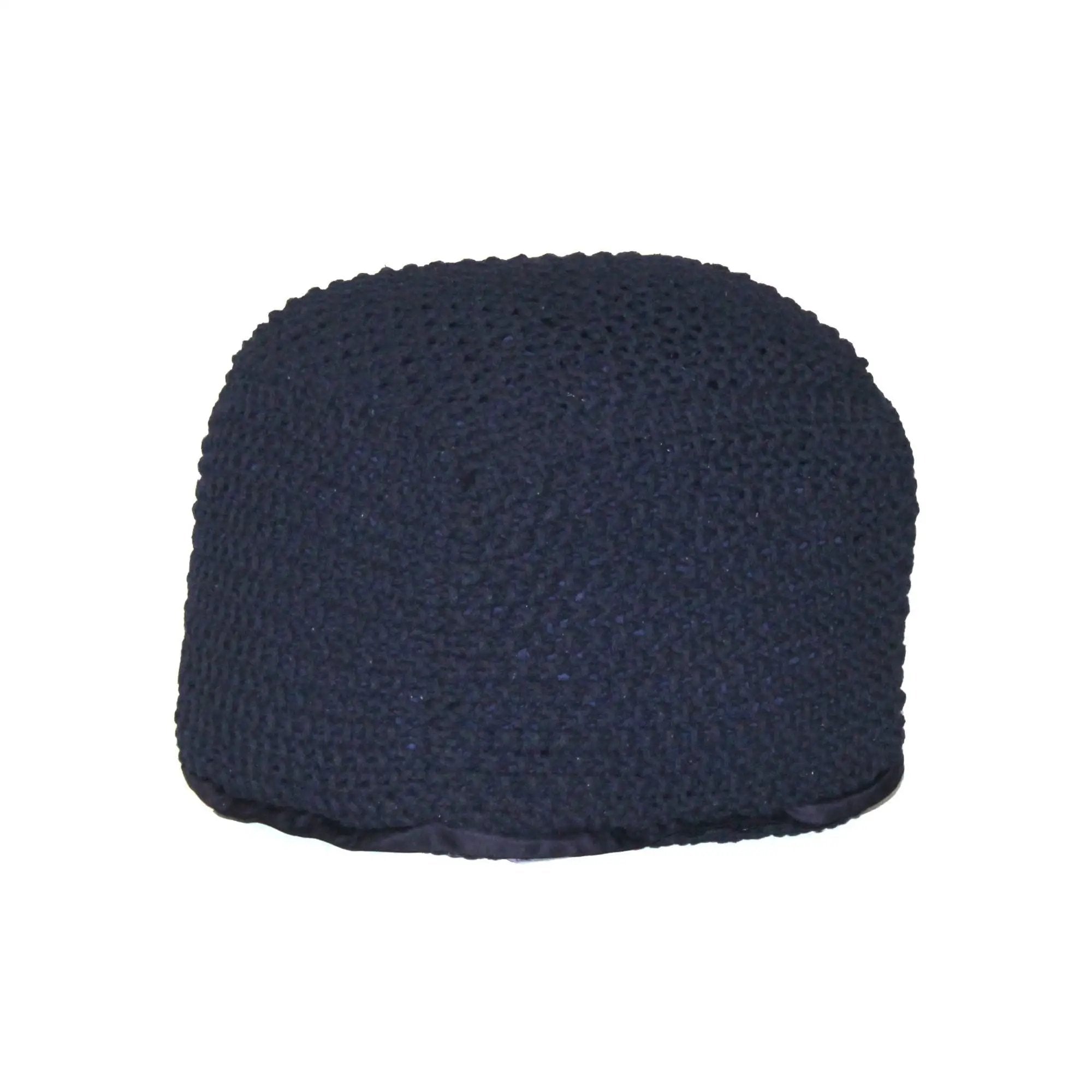 Semi Rounded Pouf Cable Knitted Perfect Seating by HouseOfZazla