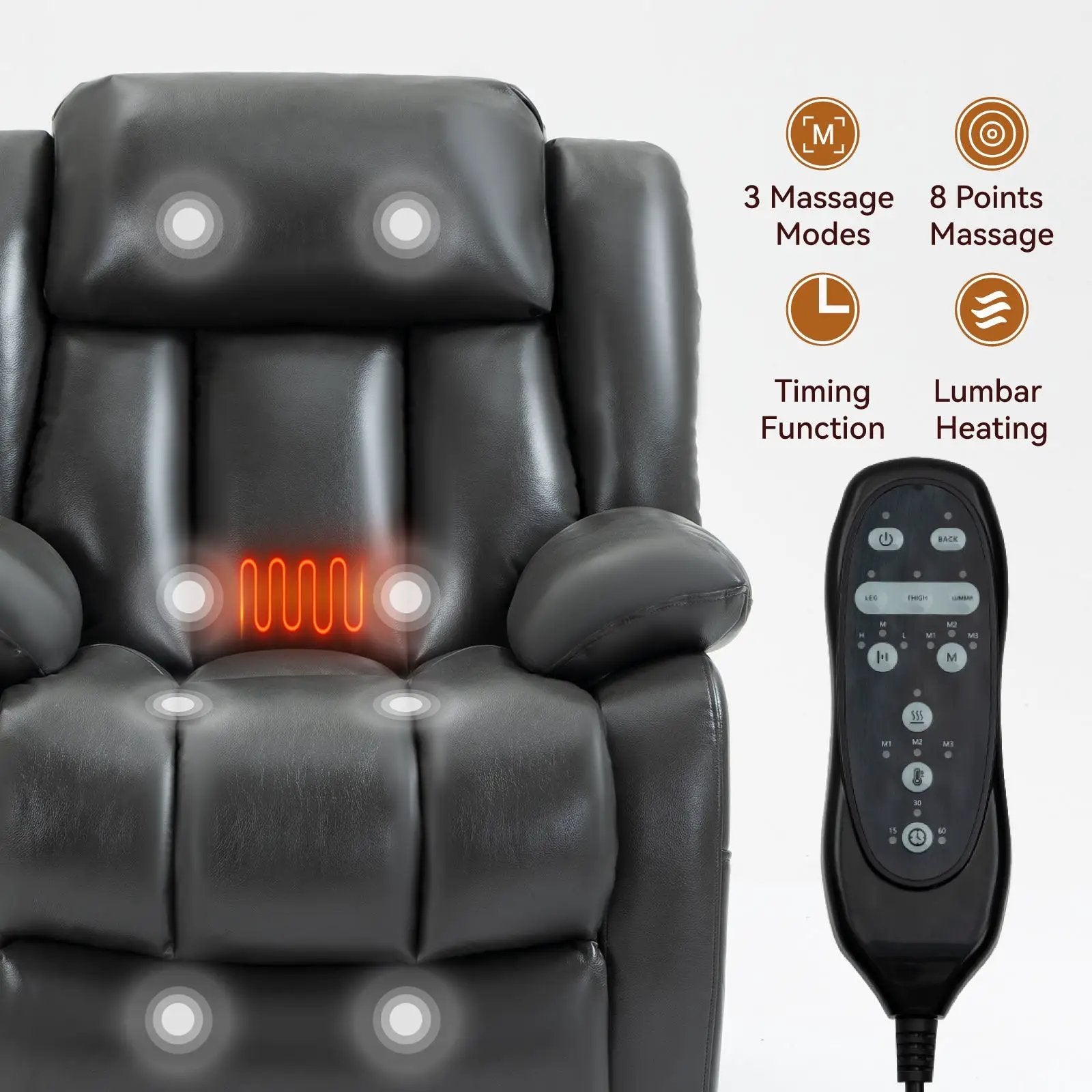 Dual Motor Electric Recliner Chair by HouseOfZazla