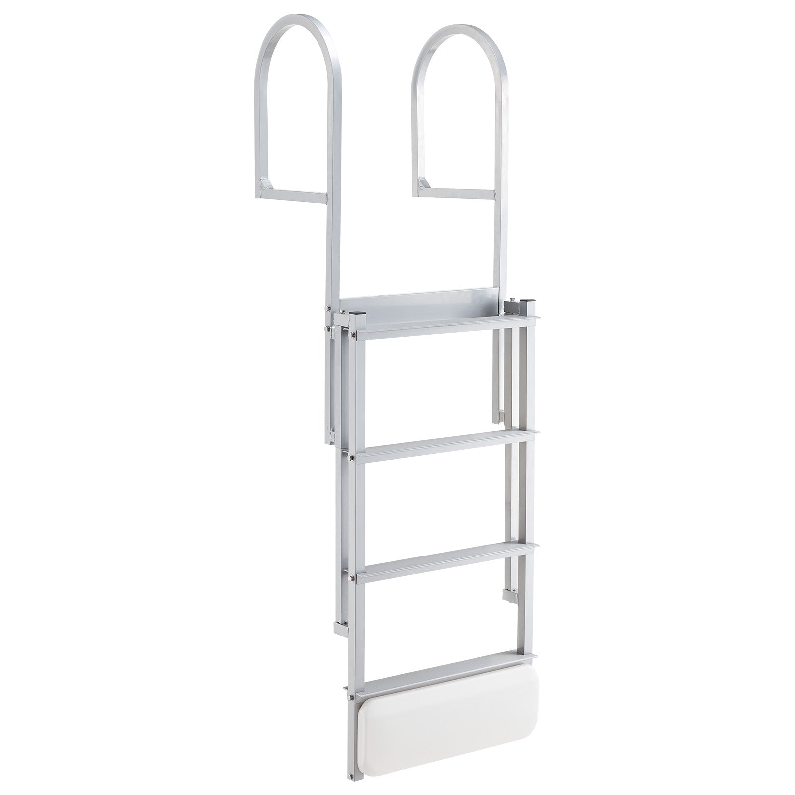 Retractable Dock Ladder, 4 Steps, Aluminum Alloy Swim Ladder by HouseOfZazla