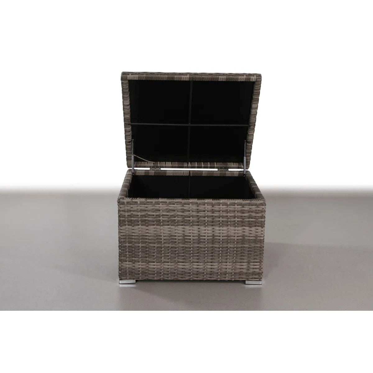 Outdoor Storage End Table with Hidden Compartment - Gray Mix, photo 3 of 5