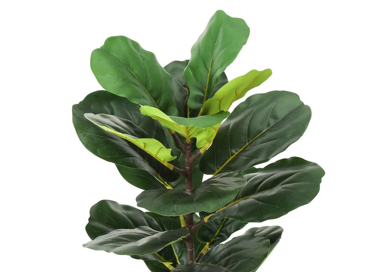 28" Tall Artificial Fiddle Tree Plant with Real Touch Leaves by HouseOfZazla