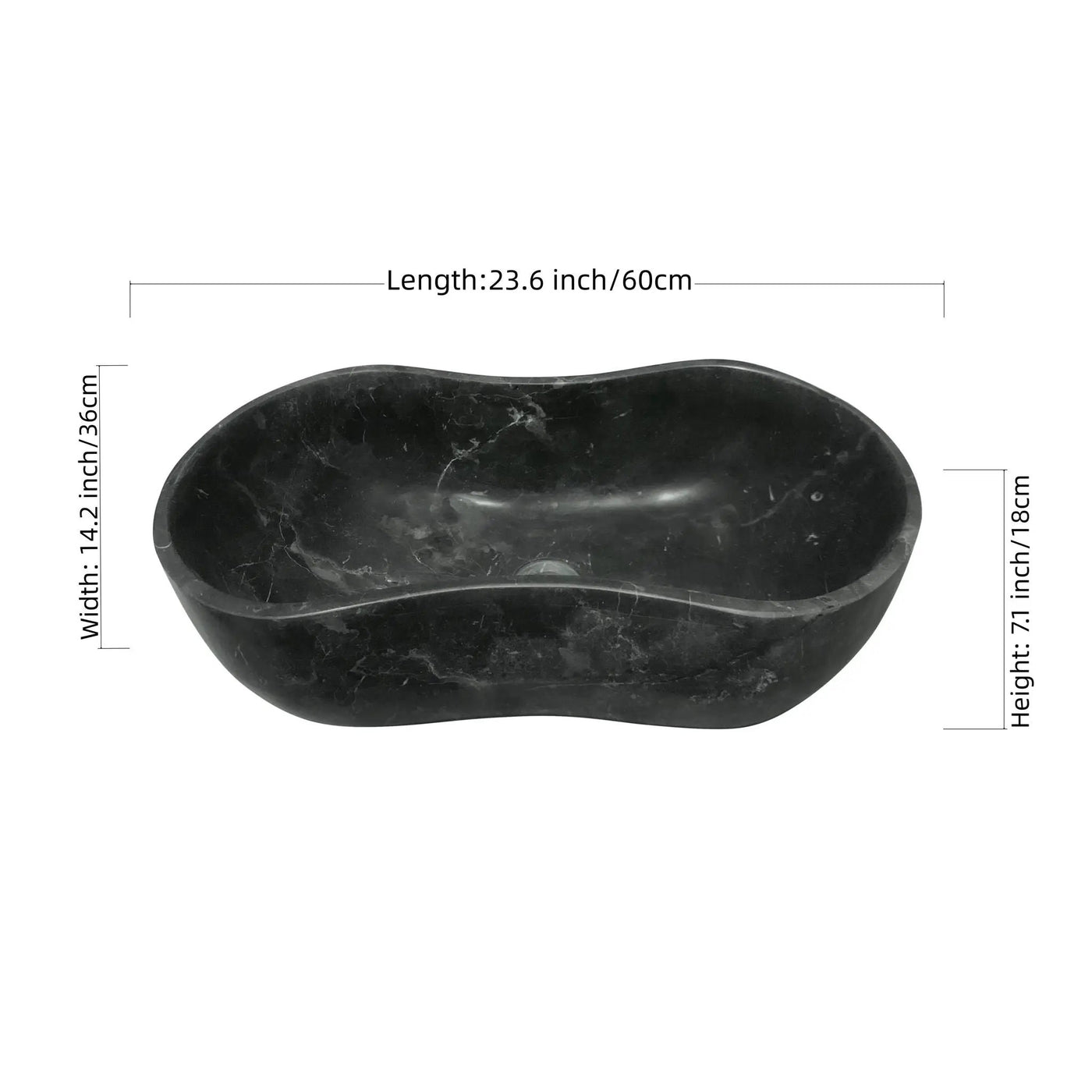 Bathroom Vessel Sink With Wavy Design by HouseOfZazla