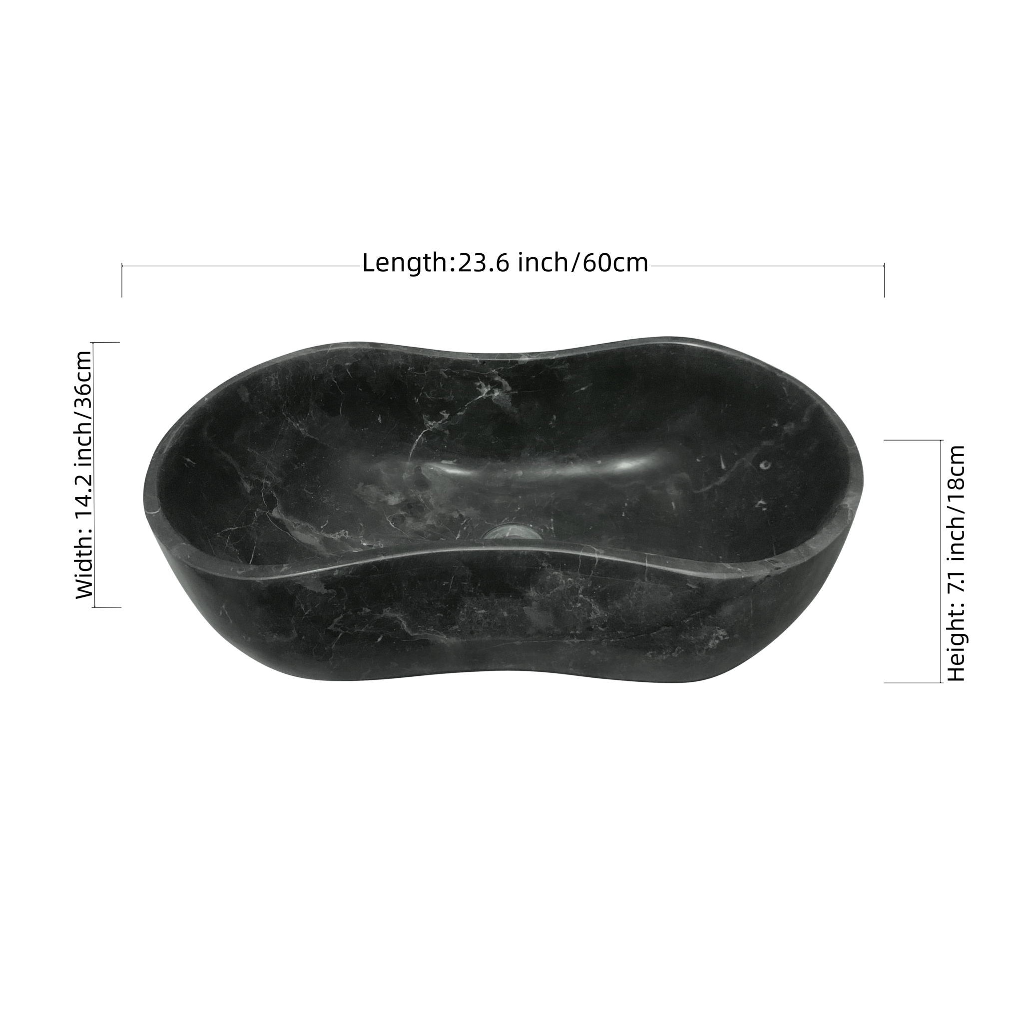Bathroom Vessel Sink With Wavy Design by HouseOfZazla