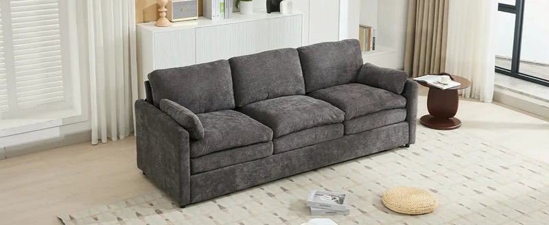 Cozy Upholstered Oversized 3-Seater Cloud Sofa by BLAKHOM