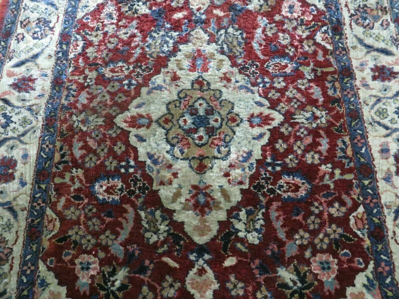 2' X 3' Handmade Chinese Floral Oriental Silk Rug Carpet Nice Red by Jewel Rugs