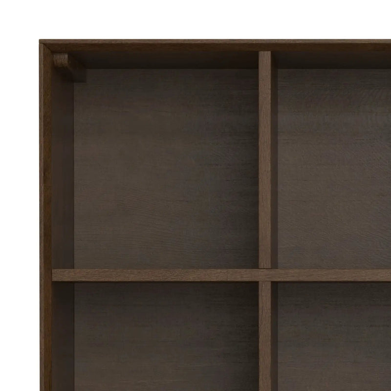 Banting - 9 Cube Bookcase With Drawers - Walnut Brown by HouseOfZazla