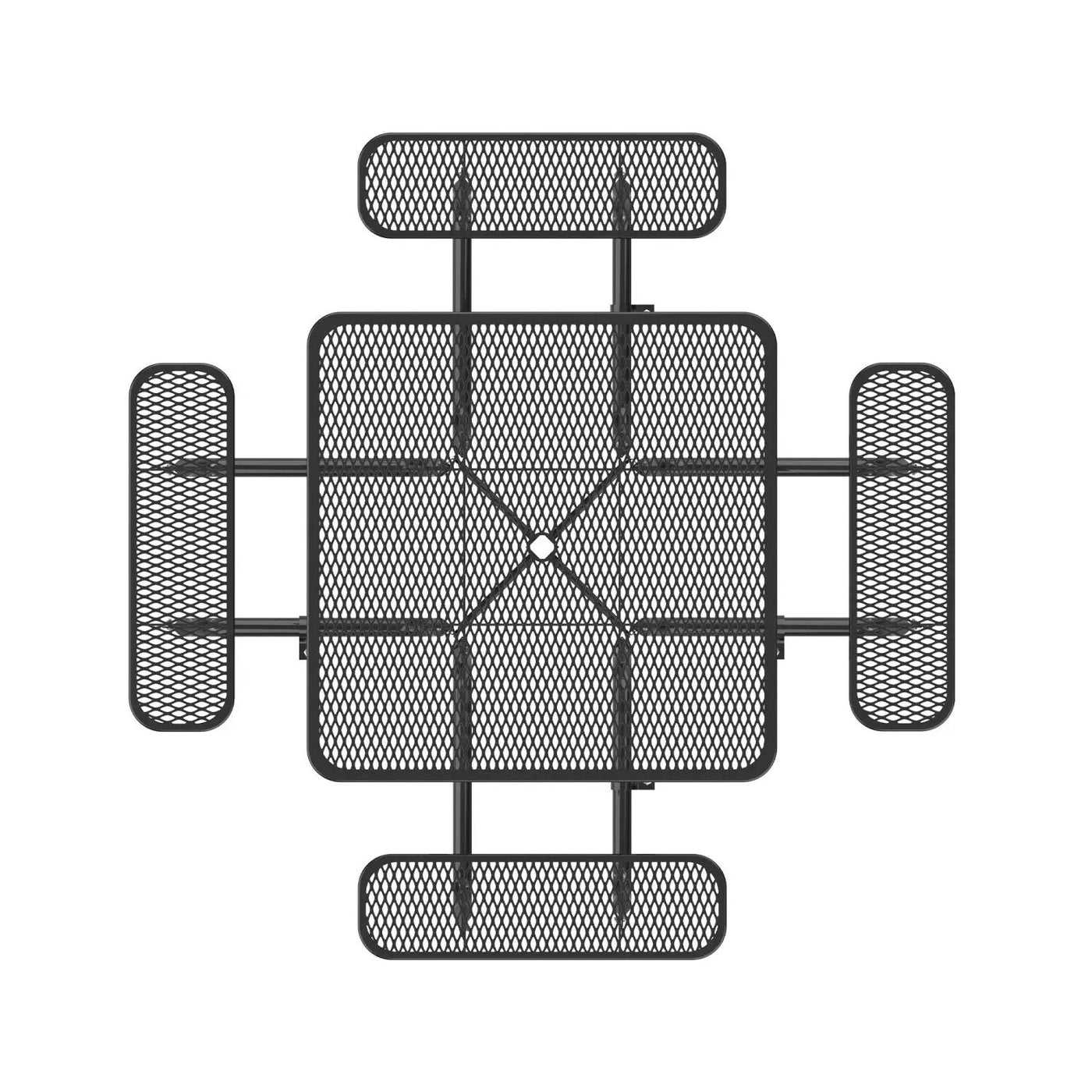 46" Square Picnic Table With Umbrella Hole by Chery Industrial
