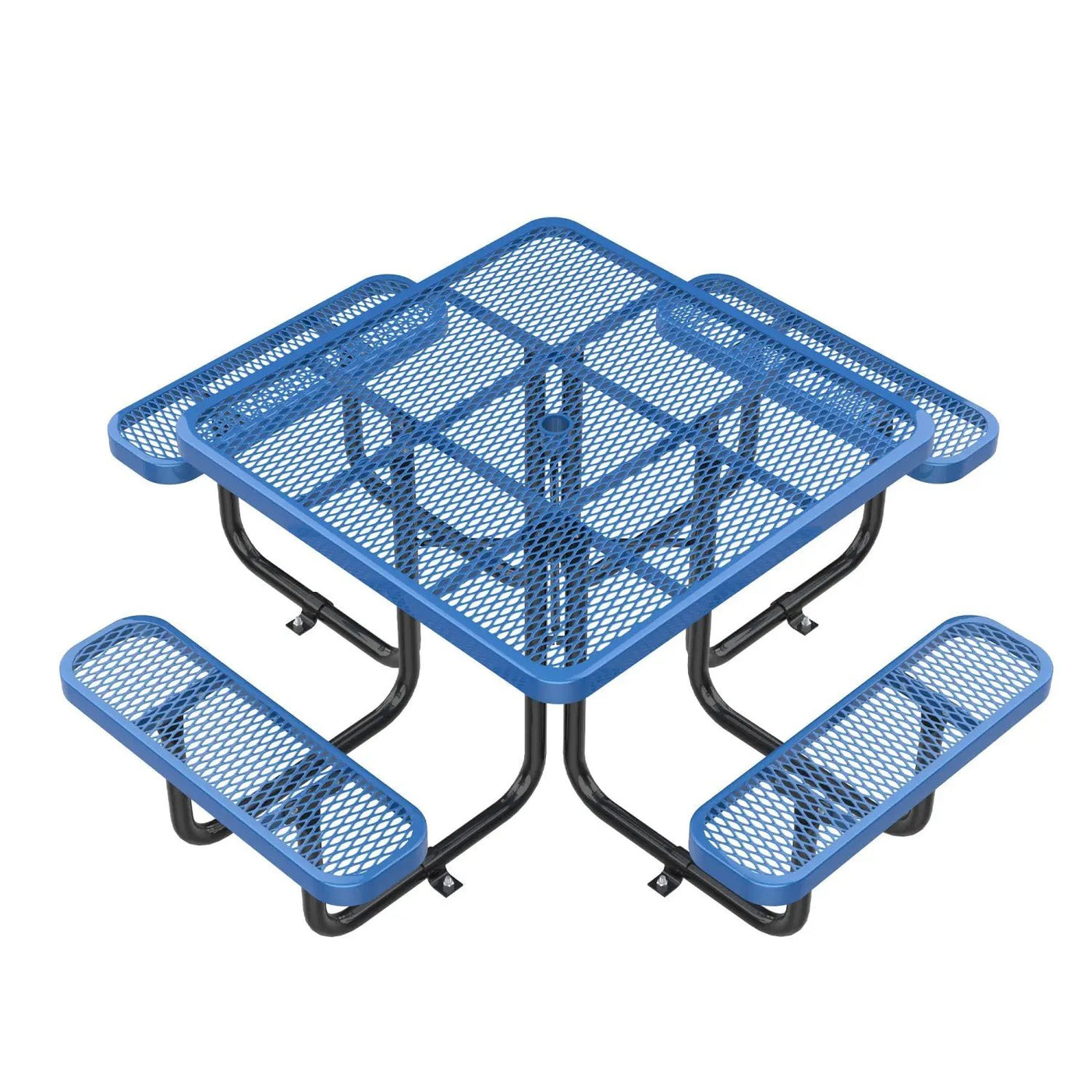 46" Square Picnic Table With Umbrella Hole by Chery Industrial