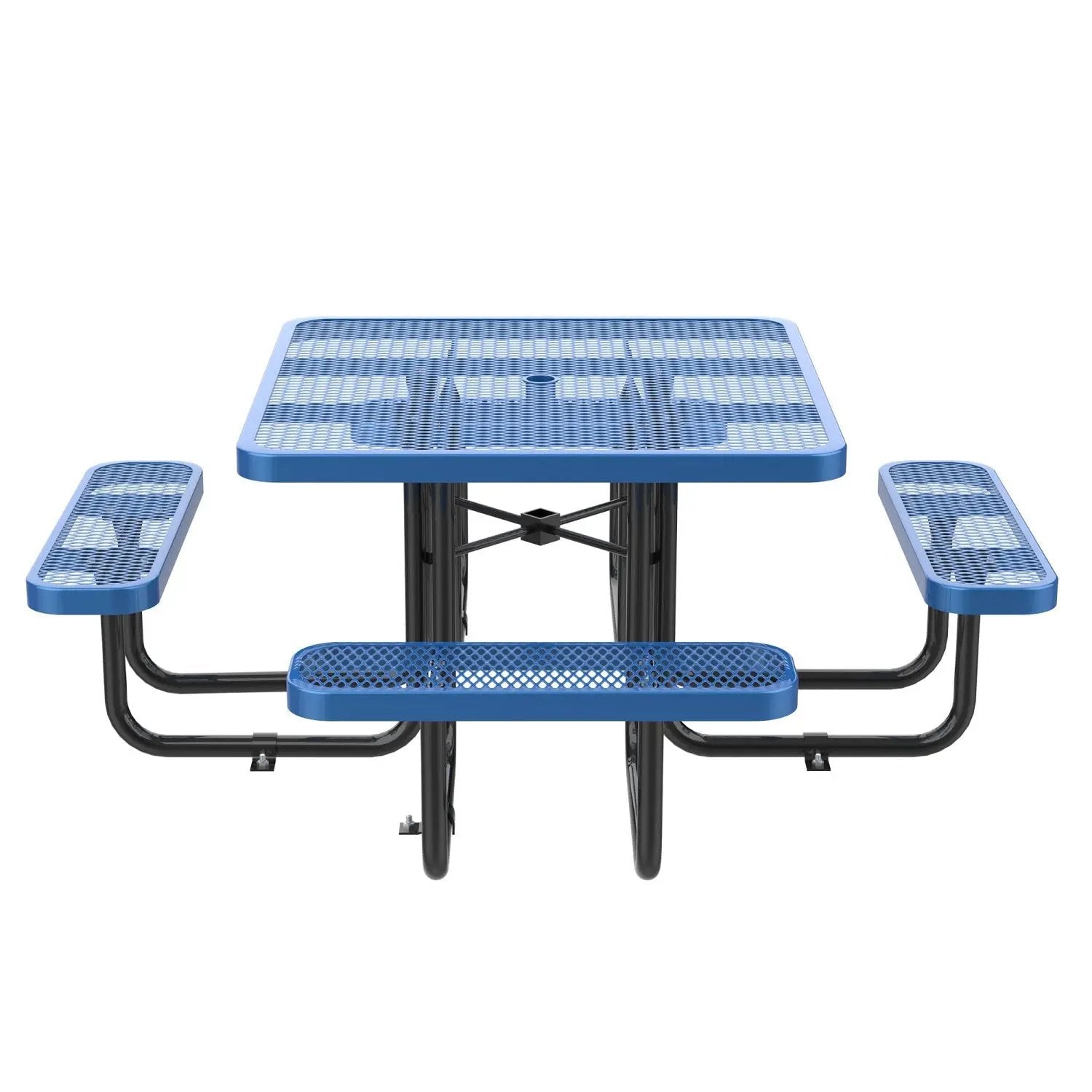 46" Square Picnic Table With Umbrella Hole by Chery Industrial