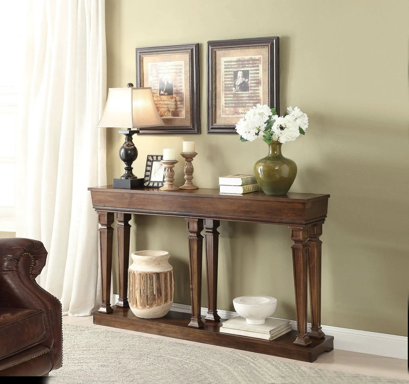 Garrison Wooden Console Table by HouseOfZazla