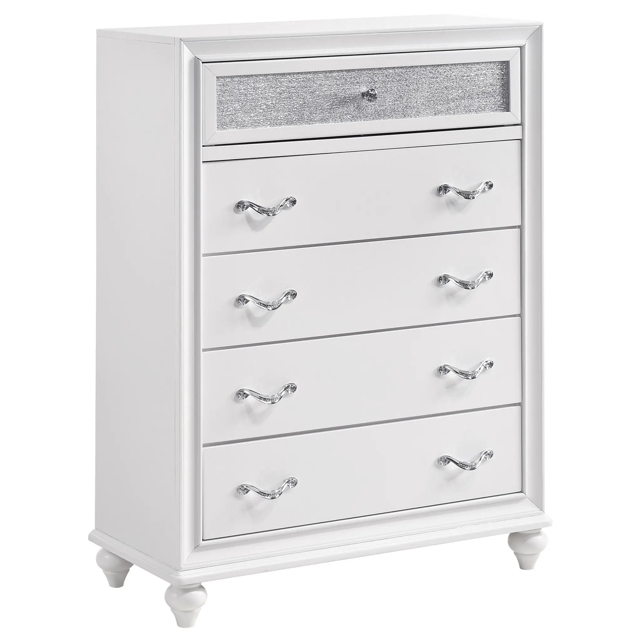 Randall White 5-Piece Queen Bedroom Set by HouseOfZazla