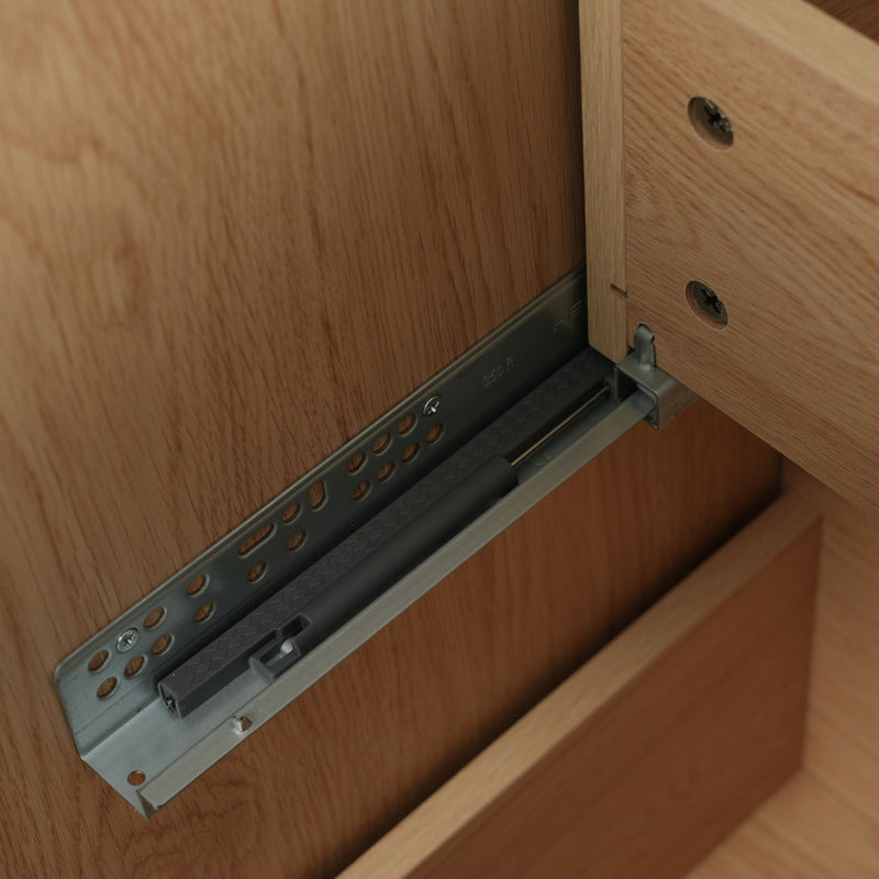 Bathroom Vanity With Ceramic Sink, Fluted Design by HouseOfZazla