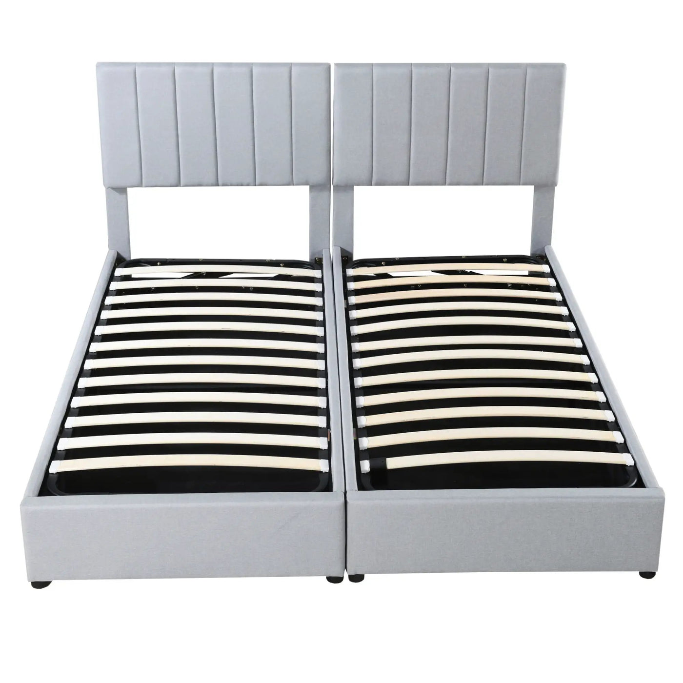 Upholstered Platform Bed With A Hydraulic Storage System by HouseOfZazla