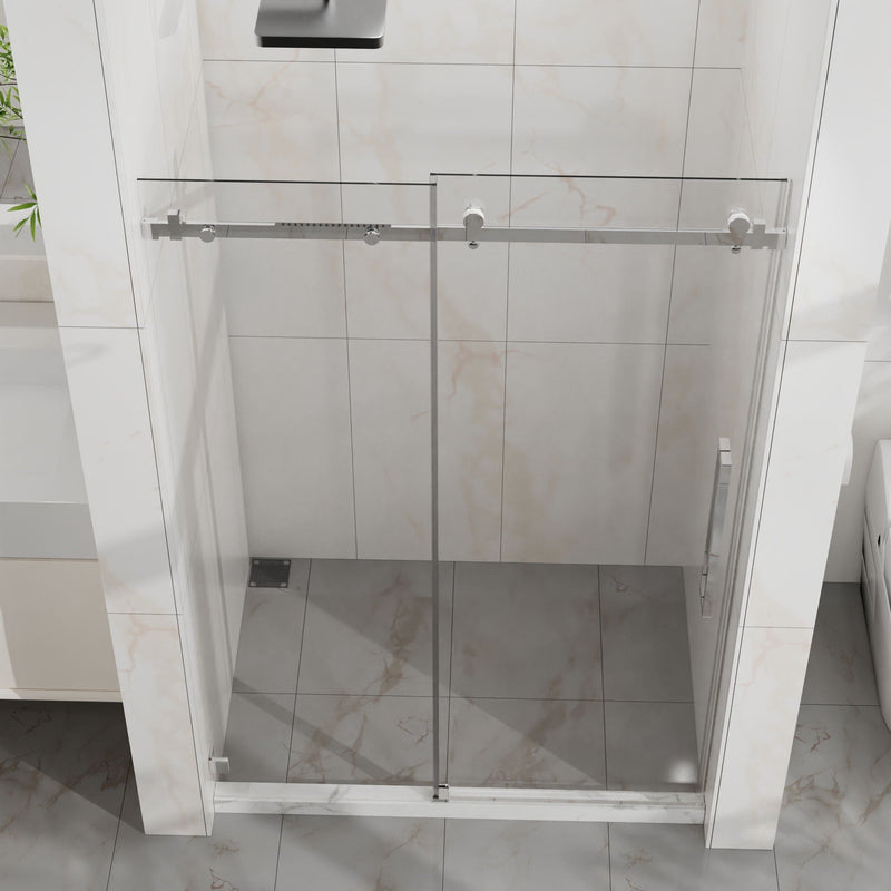 Frameless Tub Sliding Shower Door With Easy Clean Coating by HouseOfZazla