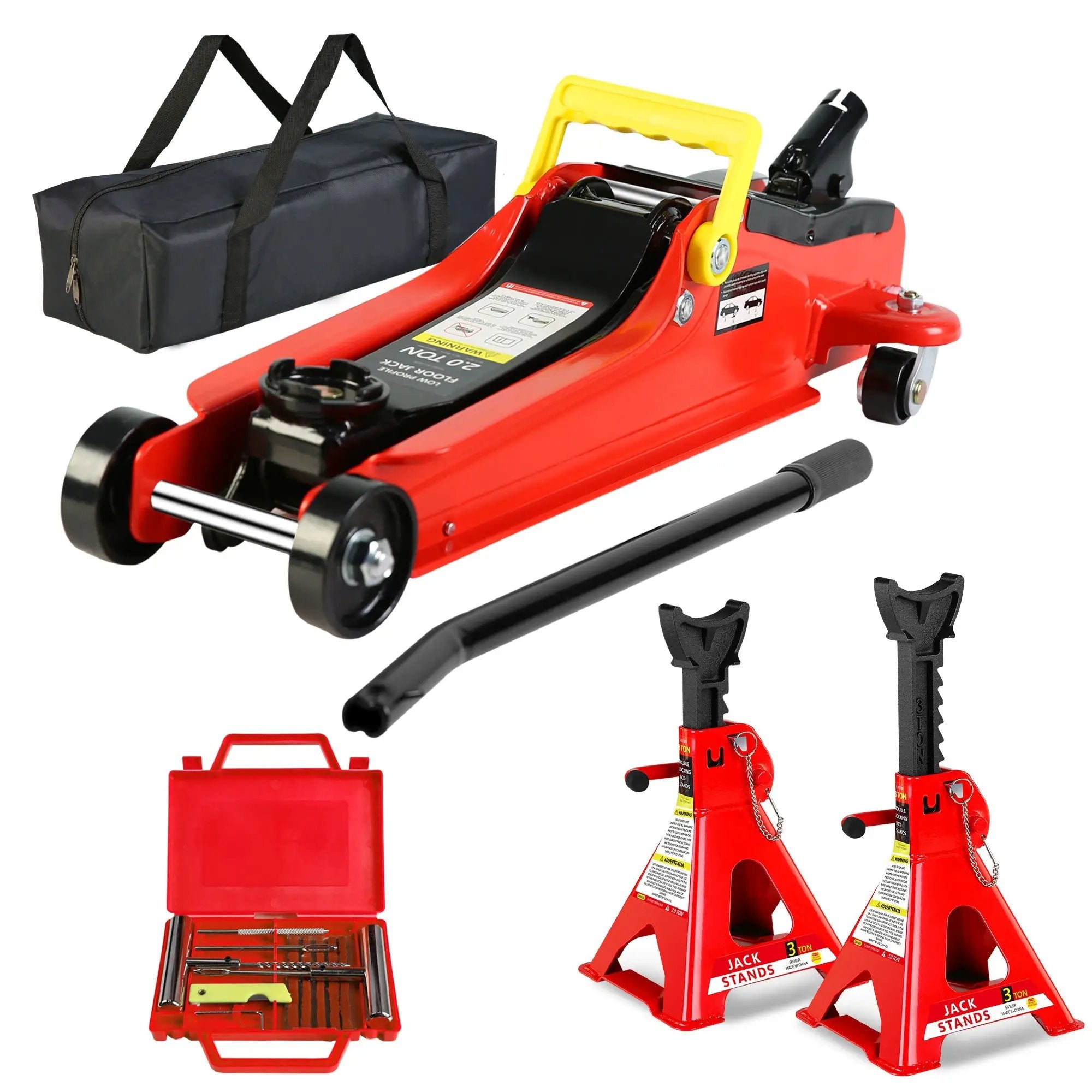 2 Ton Low Profile Floor Jack by HouseOfZazla