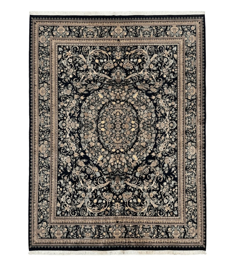 Pak Persian Rug 10x14, Elegant Floral Carpet, Fine 225 KPSI by Jewel Rugs