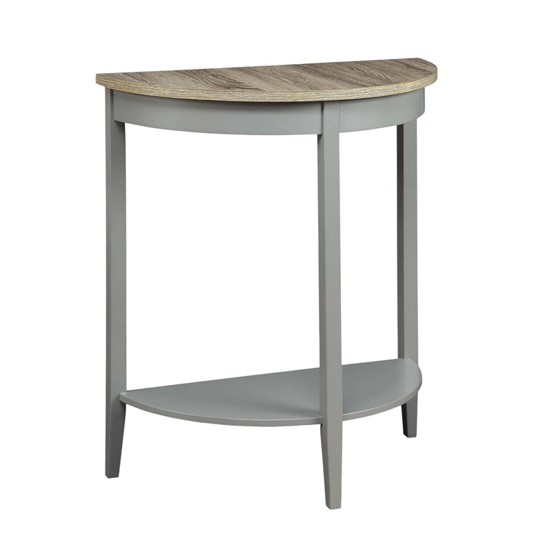Justino Console Table with Pine Legs - Gray / Oak