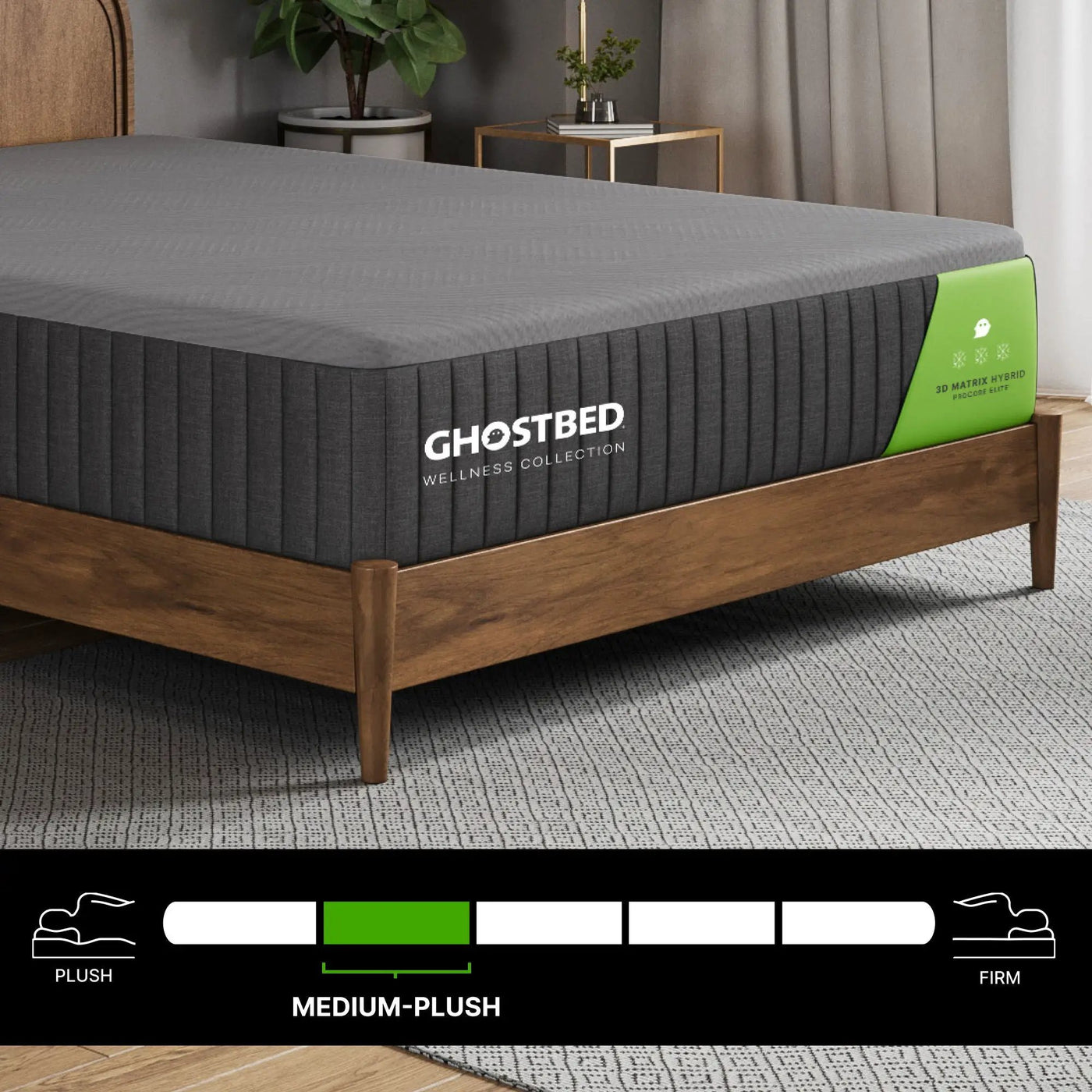 3D Matrix - 12" Hybrid Mattress, Medium Plush Feel by HouseOfZazla