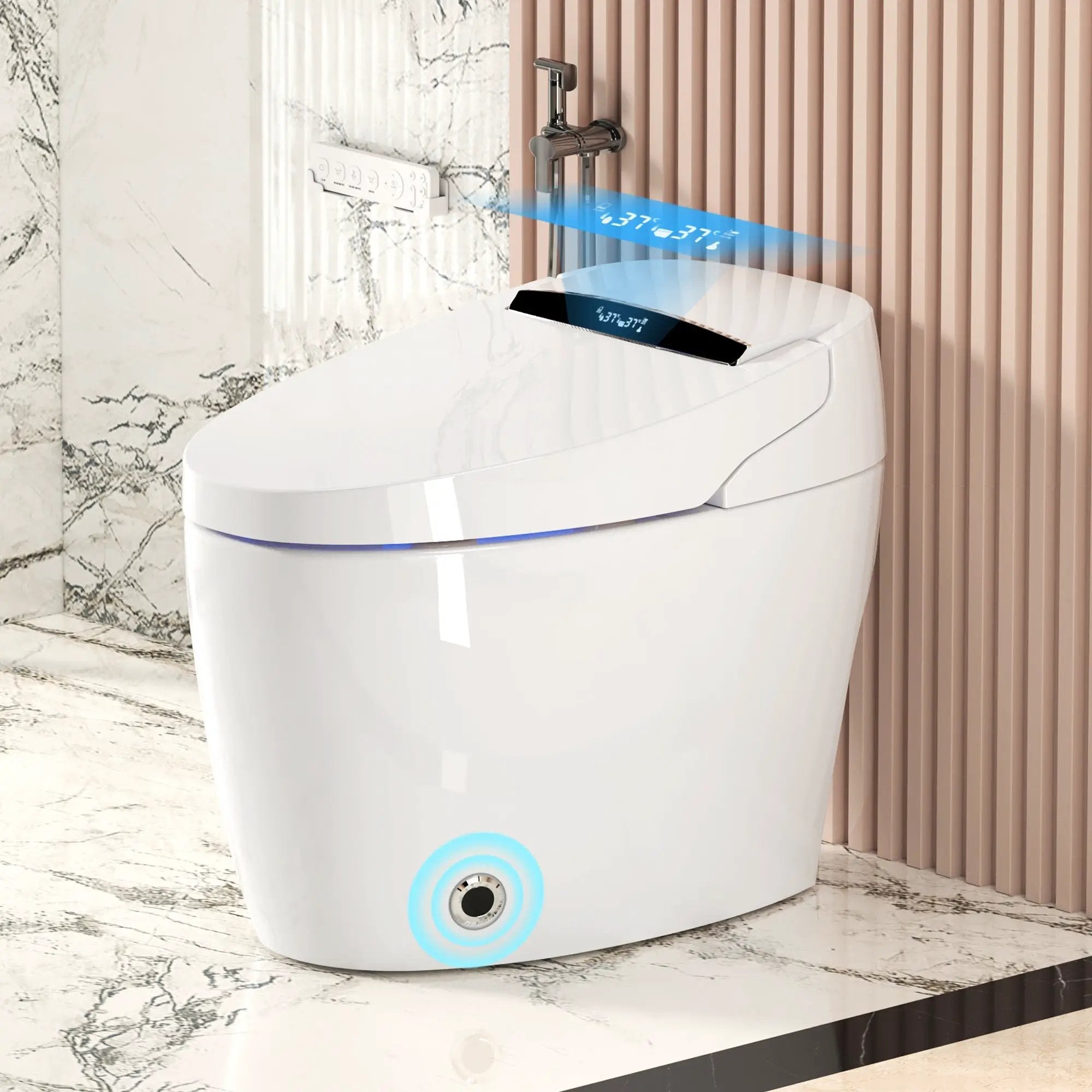 Smart Toilets with Heated Bidet Seat by HouseOfZazla