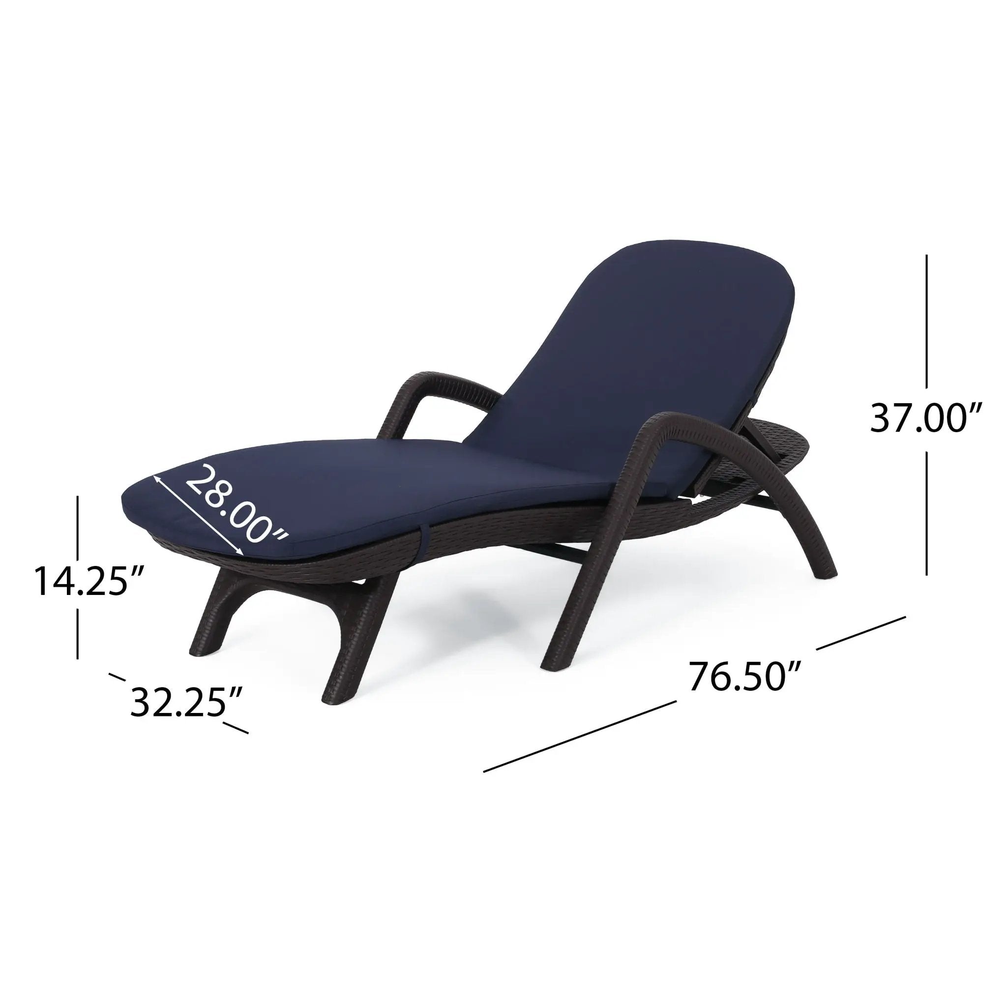 Mikael - Chaise Lounge With Cushion by HouseOfZazla