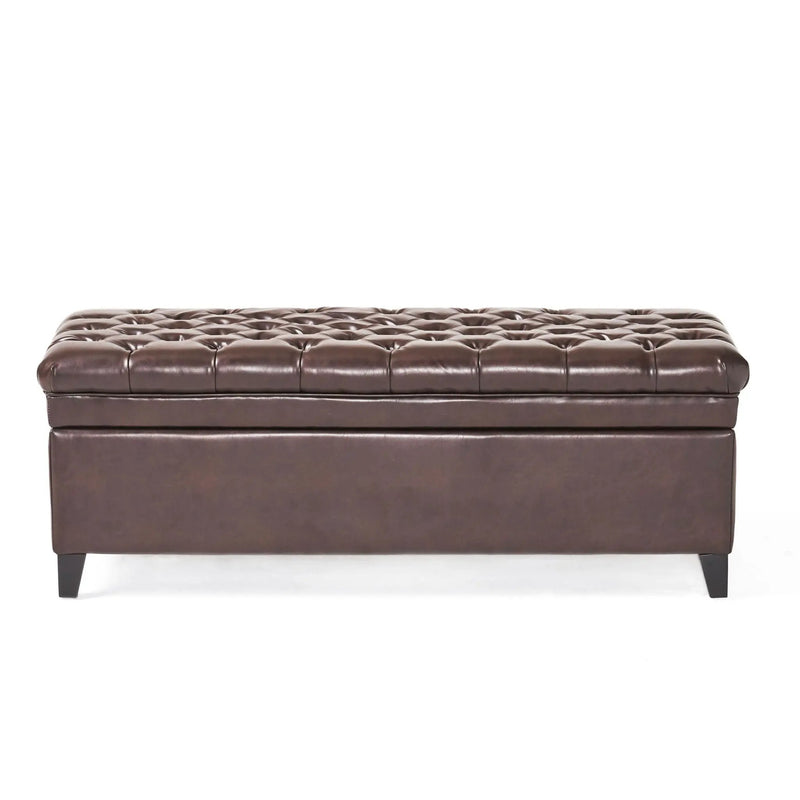 Juliana Storage Ottoman With Birch Legs by HouseOfZazla
