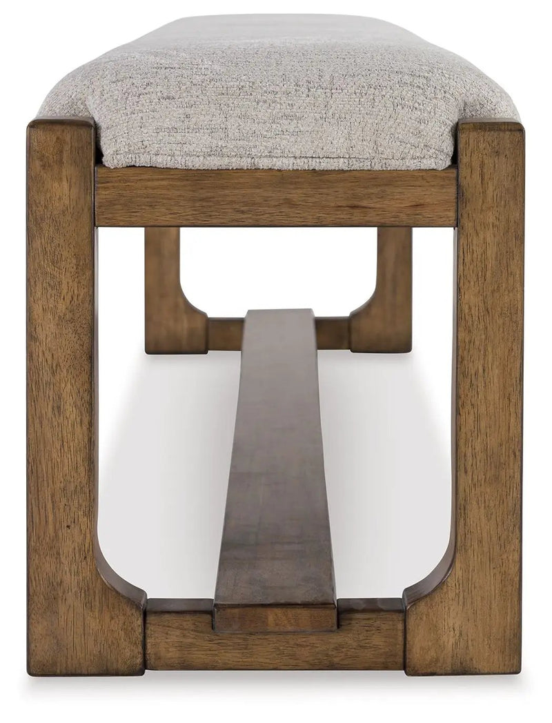 Cabalynn - Large Uph Dining Room Bench - Oatmeal / Light Brown by Unique Piece Furniture