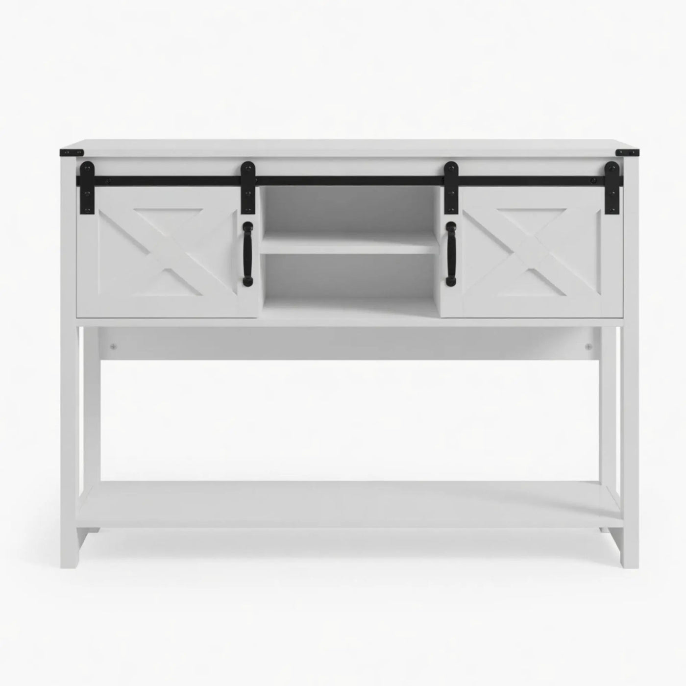 Farmhouse Entryway Table With Sliding Barn Door by HouseOfZazla