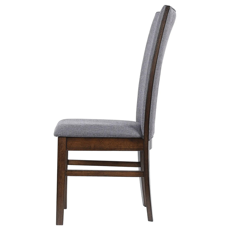 Wawona - Upholstered Dining Side Chair (Set of 2) - Gray by HouseOfZazla