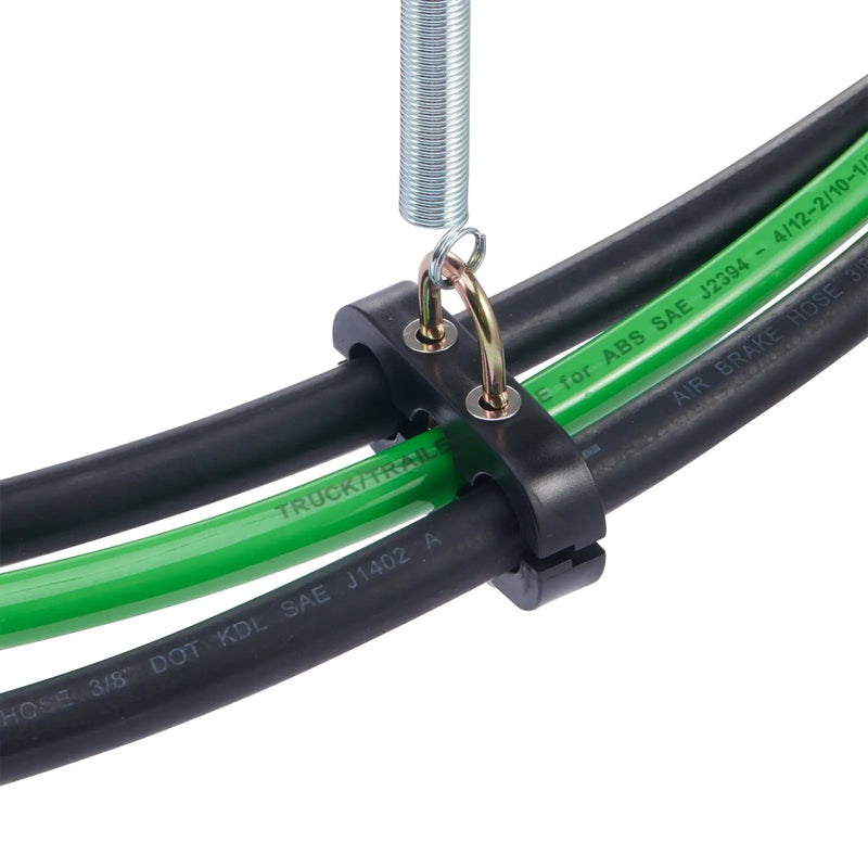 12FT Semi Truck Air Lines Kit with Glad Hands and 7-Way ABS Power Line by HouseOfZazla