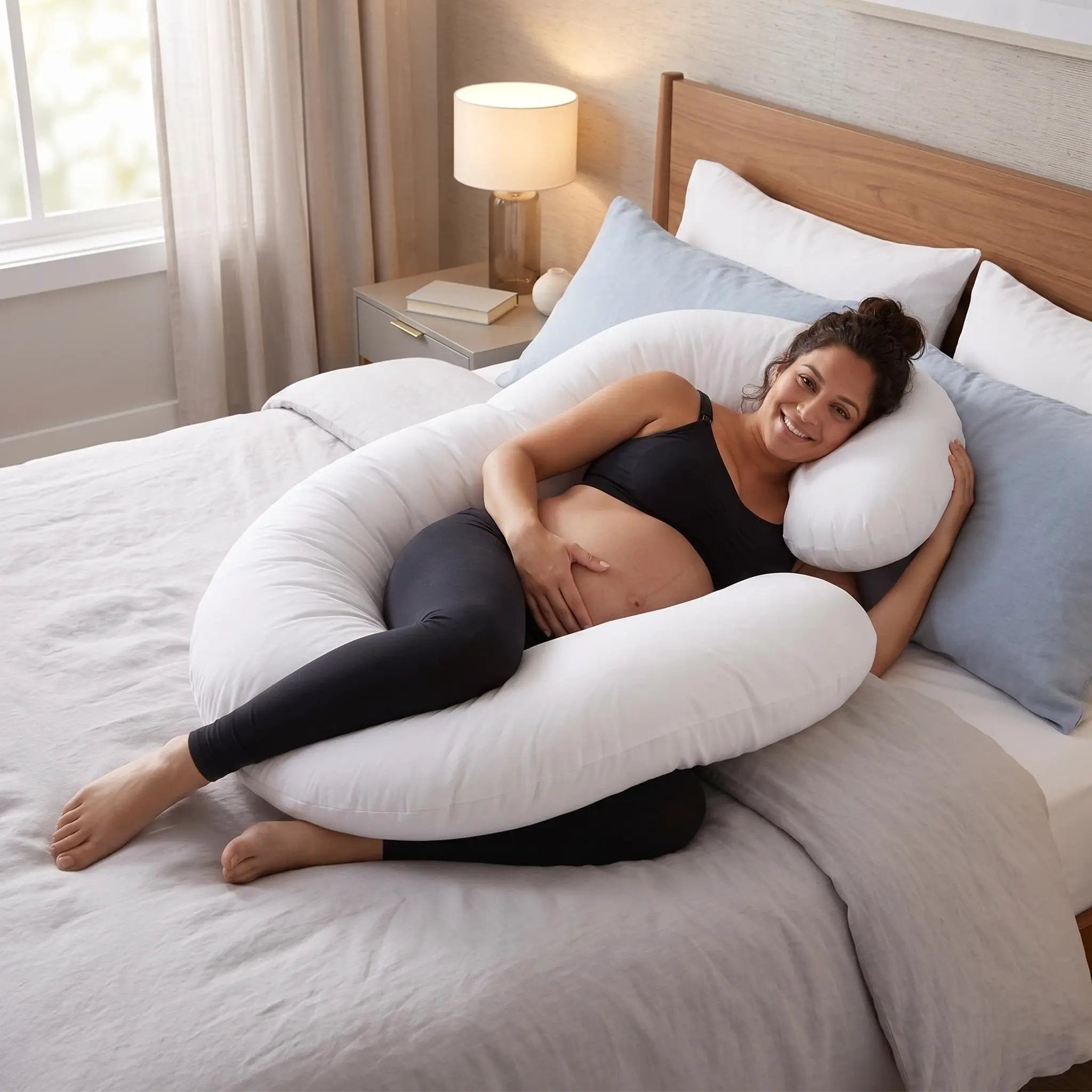C-Shape Pregnancy Body Pillow by HouseOfZazla