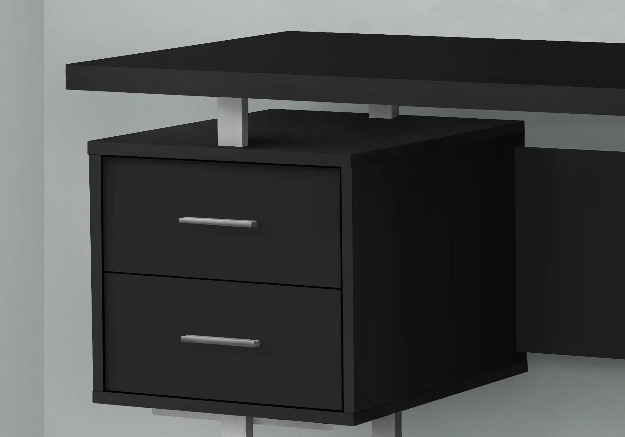 Computer Desk For Home Office, Laptop, Left, Right Set - Up, Storage Drawers, Contemporary & Modern by Unique Piece Furniture