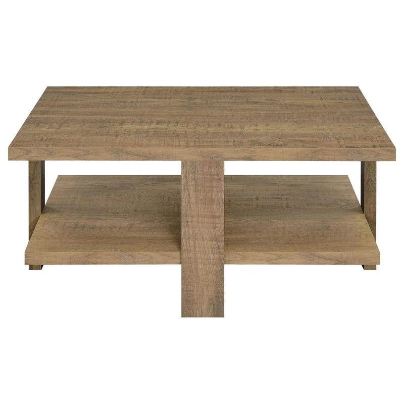 Dawn 2-piece Round Coffee and End Table Set Mango Brown by Unique Piece Furniture
