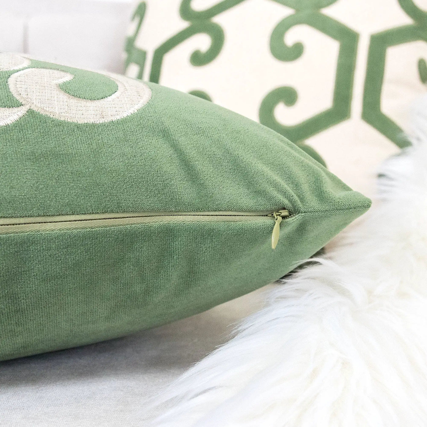 Dora - Pillow Cover With Matching Back by HouseOfZazla
