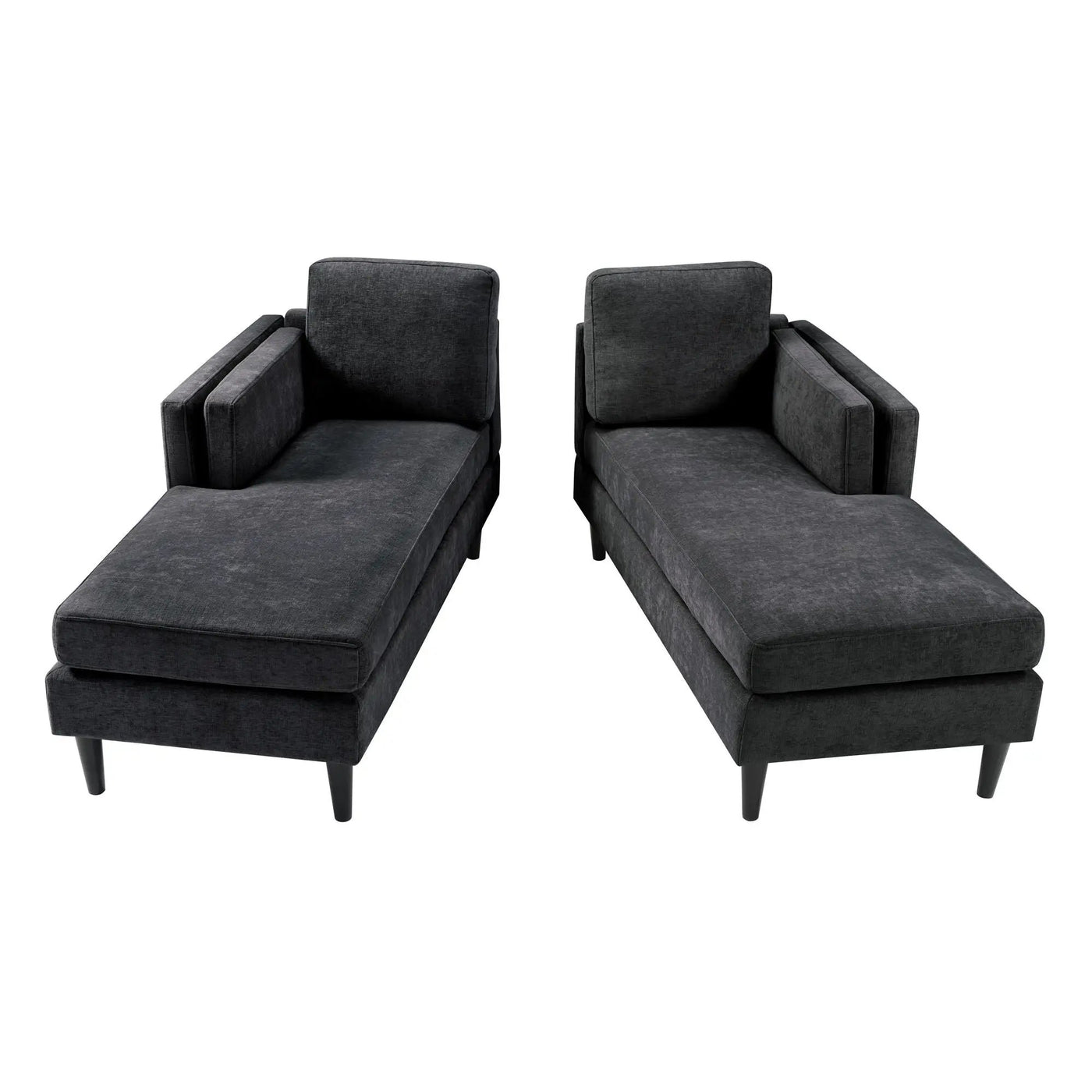 Chaise Lounge Sofa Bed With Dual Layer Armrests For Living Room by Unique Piece Furniture