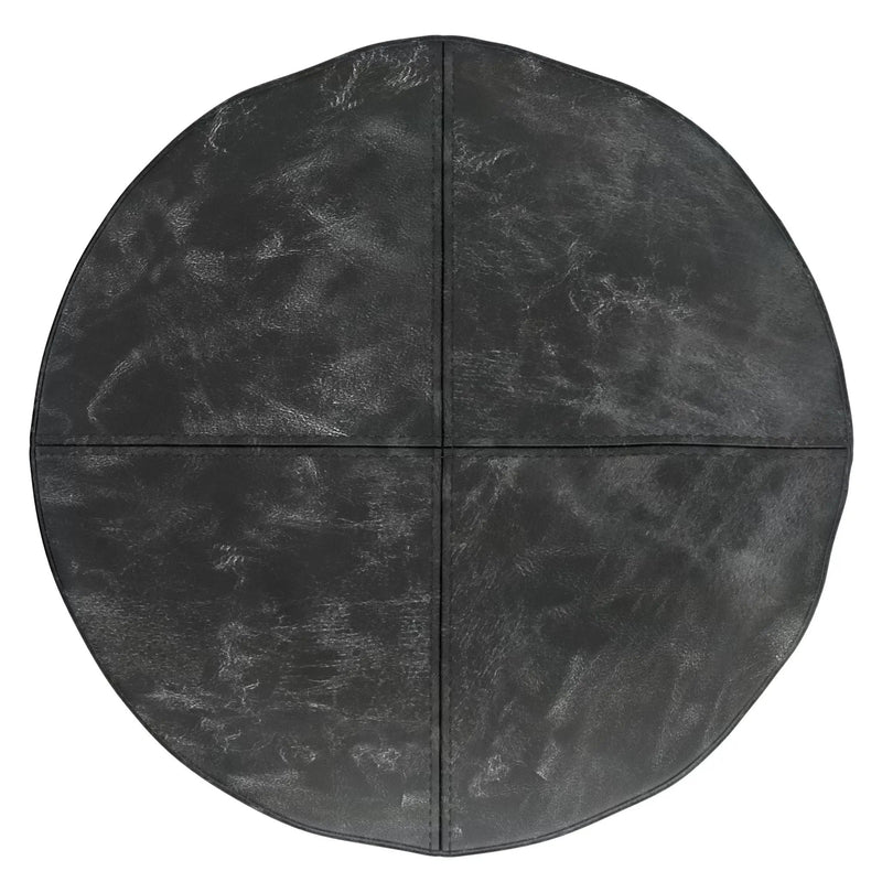 Connor - Handcrafted Round Pouf by Unique Piece Furniture
